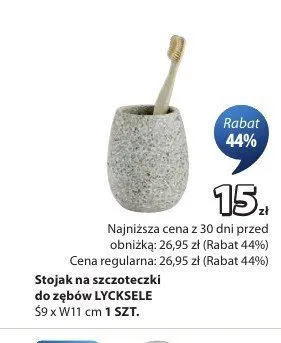 Stojak na szczoteczki do zębów LYCKSELE promocja w Jysk