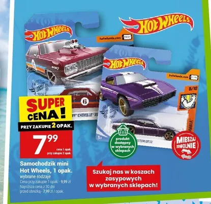 Samochodzik mini Hot Wheels promocja w Twój Market