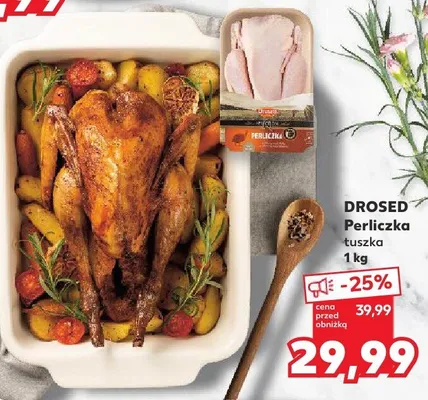 Perliczka tuszka promocja w Kaufland