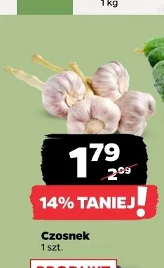 Czosnek promocja w Netto