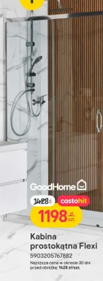 Kabina prysznicowa prostokątna Flexi  promocja w Castorama