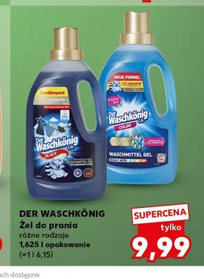 Żel do prania Der Waschkönig C.G. Black promocja w Kaufland
