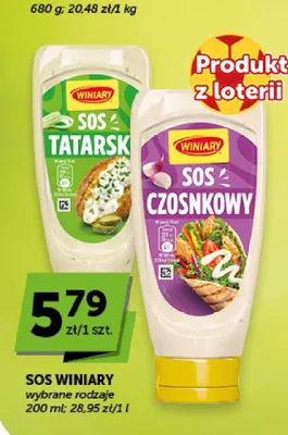 Sos czosnkowy Winiary promocja w Groszek