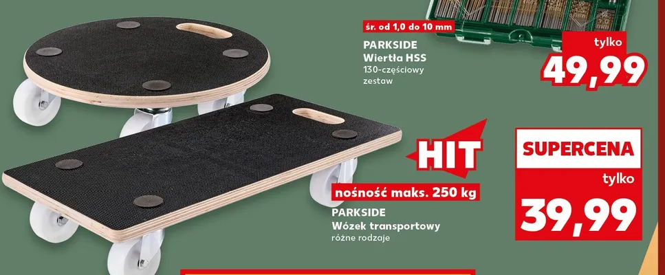 Wózek transportowy Parkside promocja w Kaufland