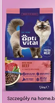Karma dla kotów sucha, Fresh Meat wołowina promocja w Biedronka Home