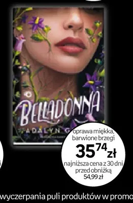 Książka Belladonna oprawa miękka barwione brzegi promocja w Empik