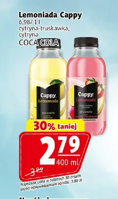 Lemoniada Cappy cytryna-truskawka promocja w Prim Market