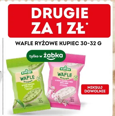 Wafle ryżowe Kupiec Matcha promocja w Żabka