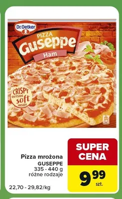 Pizza mrożona Guseppe Dr. Oetker promocja w Carrefour Express