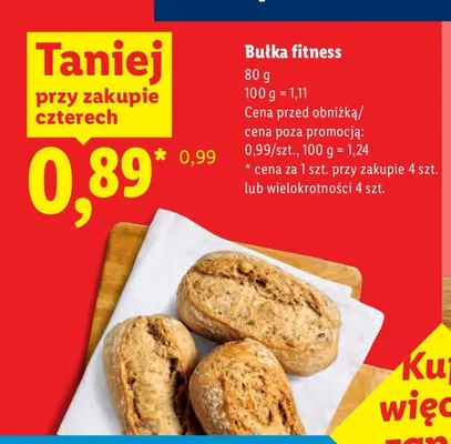 Bułka fitness promocja w Lidl