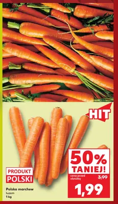 Marchew polska promocja w Kaufland