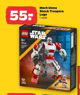 Klocki Mech klona Shock Troopera Lego promocja w Netto