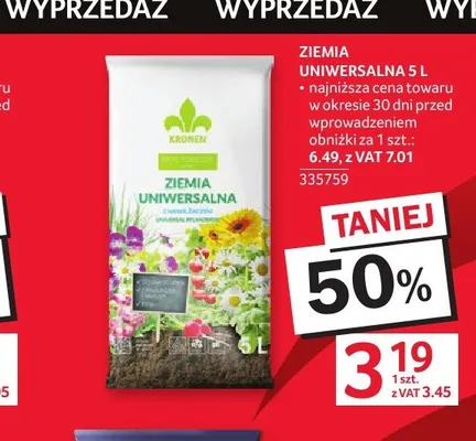 Ziemia uniwersalna Kronen promocja w Selgros