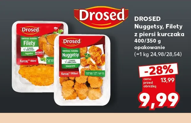 Filety z piersi kurczaka Drosed promocja w Kaufland