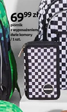 Piórnik z wyposażeniem dwie komory promocja w Empik