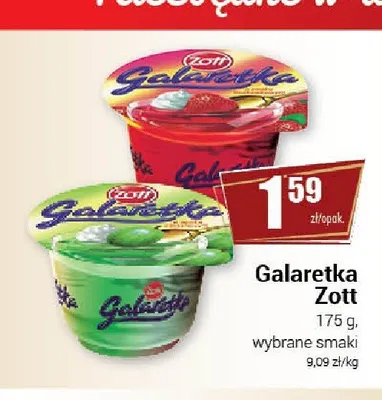 Galaretka Zott promocja w Premium Nasz Sklep