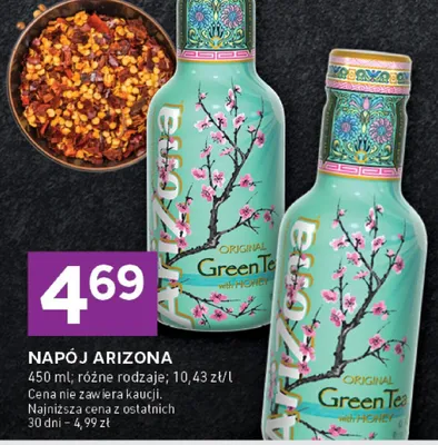 Napój arizona promocja w Stokrotka