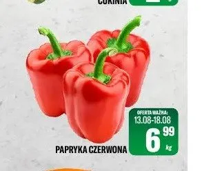 Papryka czerwona promocja w Tomi Markt