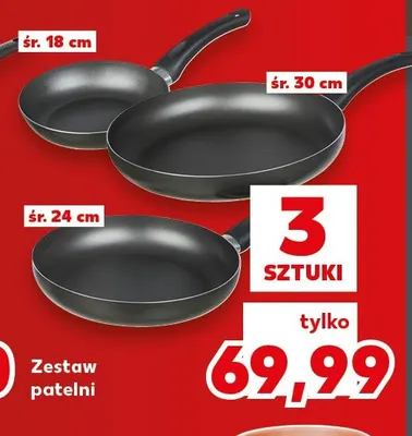 Zestaw patelni promocja w Kaufland