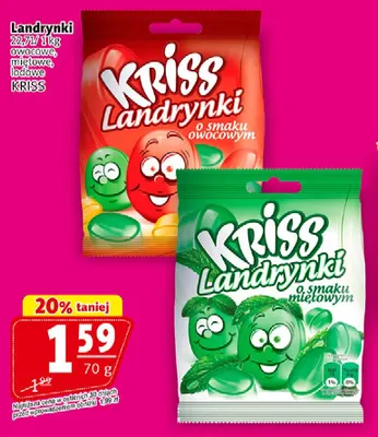 Landrynki lodowe Kriss promocja w Prim Market