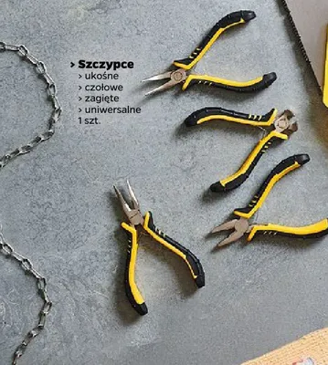 Szczypce ukośne, czołowe, zagięte, uniwersalne promocja w Netto