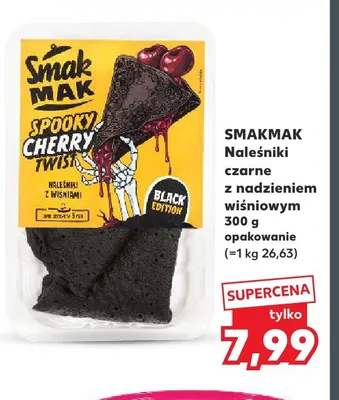 Naleśniki czarne z nadzieniem wiśniowym Smakmak promocja w Kaufland