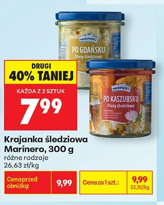 Krajanka śledziowa Marinero promocja w Biedronka