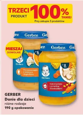 Danie dla dzieci różne rodzaje promocja w Kaufland