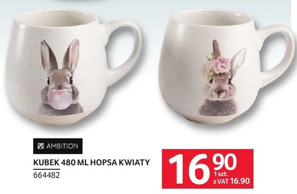 Kubek Hopsa Kwiaty promocja w Selgros