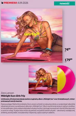 Płyta CD Zara Larsson Midnight Sun: Girls Trip promocja w Empik