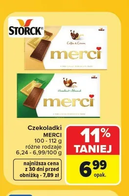 Czekoladki Merci Coffee & Cream promocja w Carrefour Market