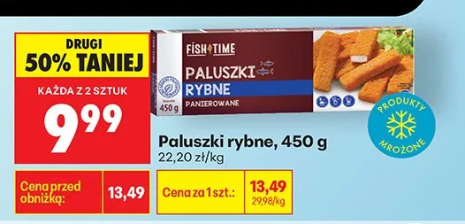 Paluszki rybne panierowane promocja w Biedronka