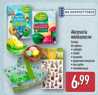 Akcesoria wielkanocne promocja w Aldi