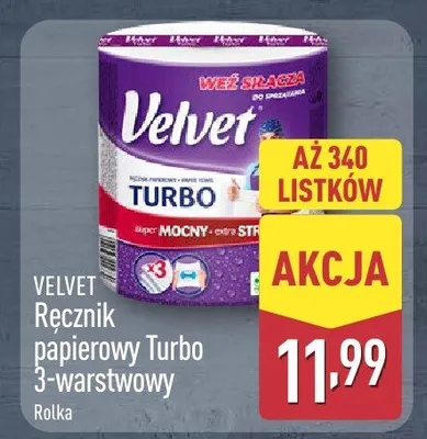 Ręcznik papierowy Turbo 3-warstwowy promocja w Aldi