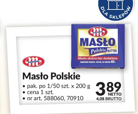 Masło Polskie Mlekovita promocja w Makro