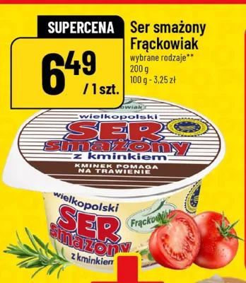 Ser smażony wielkopolski Frąckowiak promocja w POLOmarket