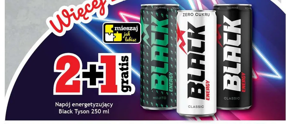 Napój energetyzujący Black Tyson Mojito promocja w Gram Market
