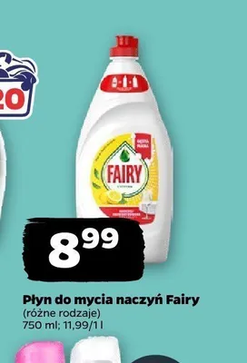 Płyn do mycia naczyń Fairy promocja w Netto