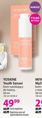 Krem Youth Sensei nawilżający do twarzy promocja w Hebe