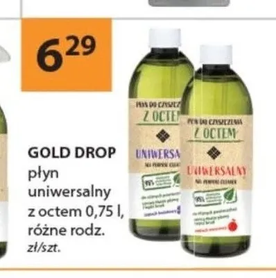 Płyn uniwersalny z octem Gold Drop promocja w Drogerie Laboo