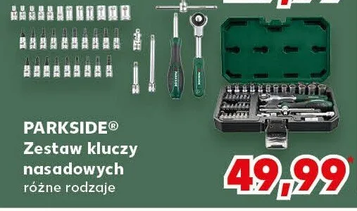Zestaw kluczy nasadowych promocja w Kaufland