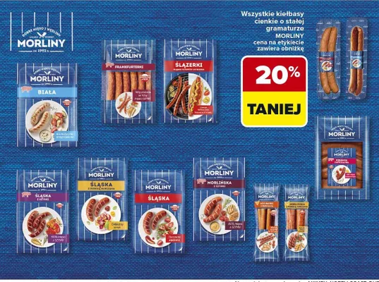 Kiełbasy białe promocja w Carrefour Market