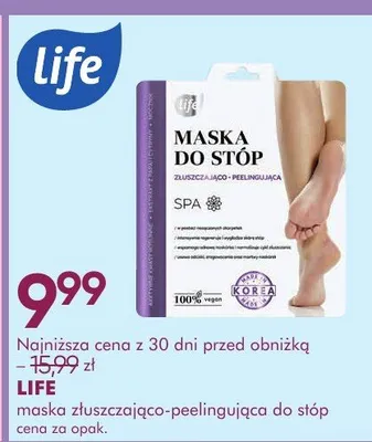 Maska złuszczająco-peelingująca do stóp promocja w Super-Pharm
