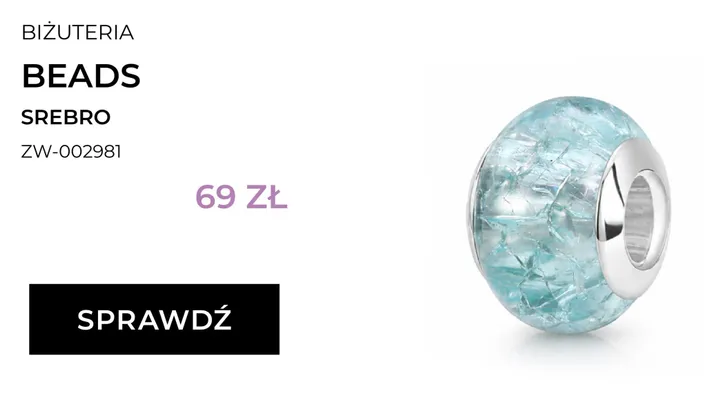 Biżuteria Beads srebro Briju ZW-002981 promocja w Briju