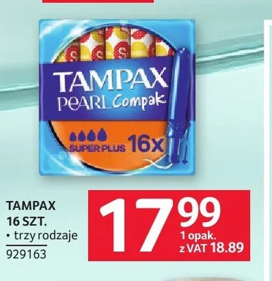 Tampax promocja w Selgros