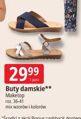 Buty damskie Maketop promocja w Leclerc