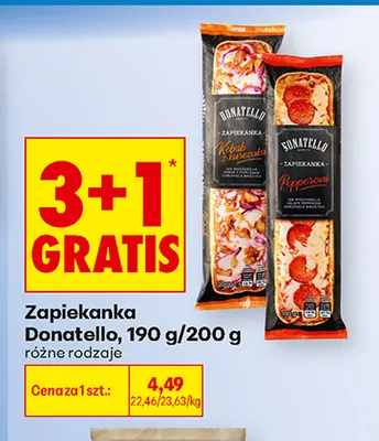 Zapiekanka pepperoni Donatello promocja w Biedronka