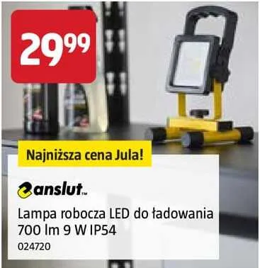 Lampa robocza LED Anslut do ładowania 700lm 9W IP54 promocja w Jula