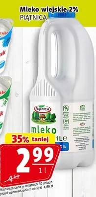 Mleko wiejskie 2% promocja w Prim Market