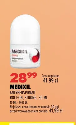 Antyperspirant roll-on Strong Medixil promocja w Drogerie Natura
